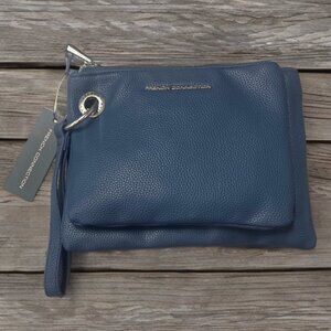 French Connection double pouch wristlet